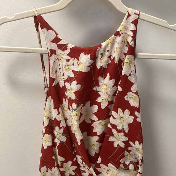 SHOWPO RED FLORAL ROMPER - Picture 6 of 6